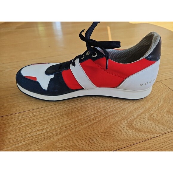 Duca Del Cosma Energy Golf Shoes/cleats, Mens Size 14 Red, Blue White Euc - Picture 5 of 13